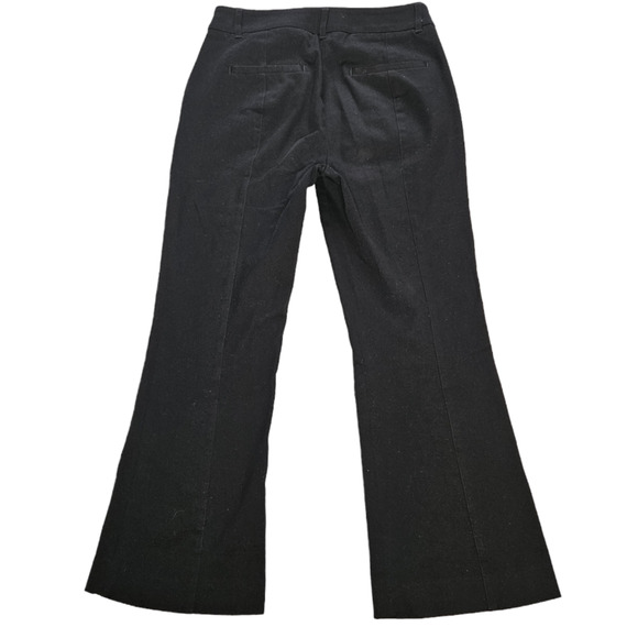 Boden Bi-Stretch Crop Flare Trousers In Black - Picture 3 of 9